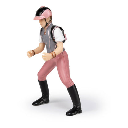 PAPO Horse and Ponies Young Trendy Riding Girl Toy Figure, Multi-colour (52007)