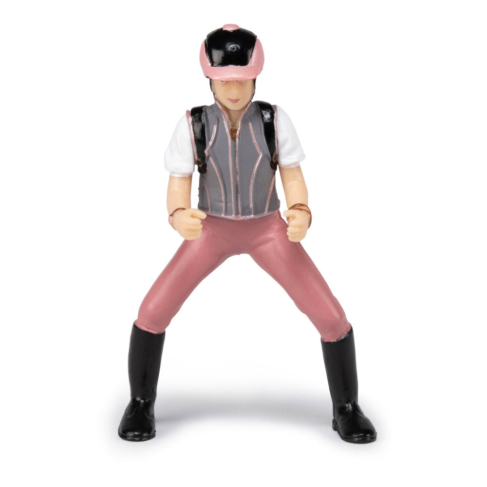 PAPO Horse and Ponies Young Trendy Riding Girl Toy Figure, Multi-colour (52007)