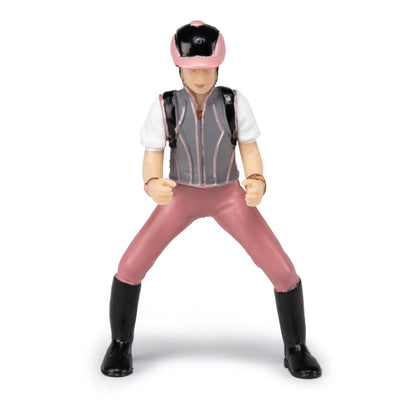 PAPO Horse and Ponies Young Trendy Riding Girl Toy Figure, Multi-colour (52007)