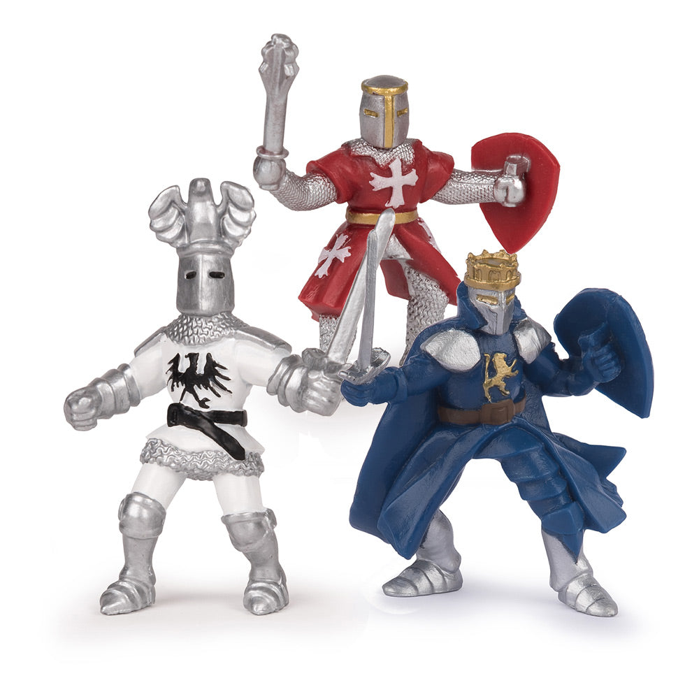 PAPO Mini Papo Mini Plus Knights Tube Toy Mini Figure Set, Multi-colour (33022)