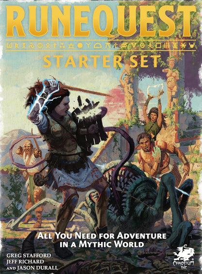 Chaosium | RuneQuest: Starter Set | Roleplaying Game | Ages 16+ | 2-7 Players | 2 Hours Playing Time