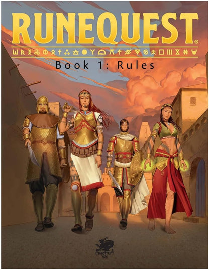 Chaosium | RuneQuest: Starter Set | Roleplaying Game | Ages 16+ | 2-7 Players | 2 Hours Playing Time