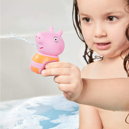 TOMY Toomies Peppa Pig, Mummy Pig, Peppa & George Bath Squirters, Baby Bath Toys, Kids Bath Toys for Water Play, Fun Bath Accessories for Babies & Toddlers, Suitable for 18 Months, 2, 3 & 4 Year Olds