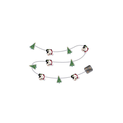 light cord Mickey Mouse warm white 10 leds 165 cm white