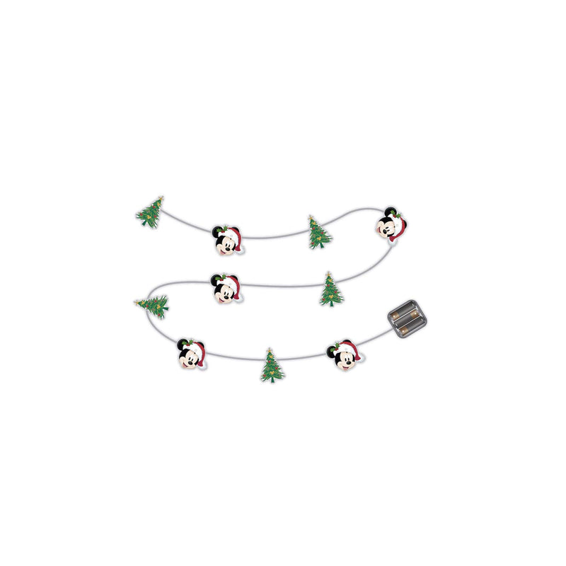 light cord Mickey Mouse warm white 10 leds 165 cm white