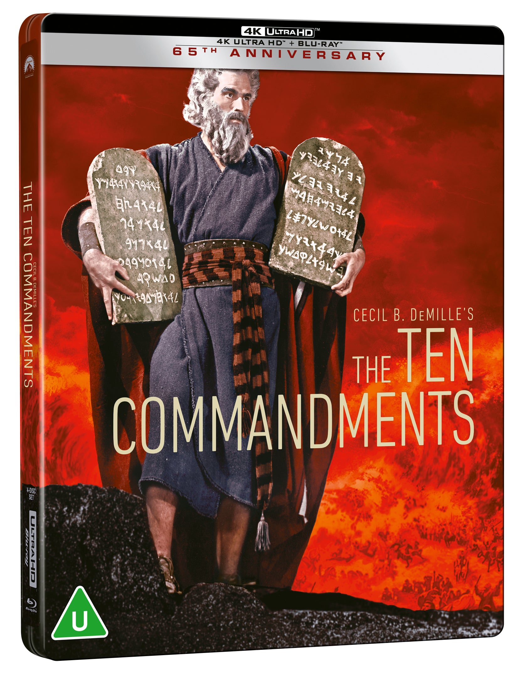 The Ten Commandments Limited Edition 4K UHD Steelbook