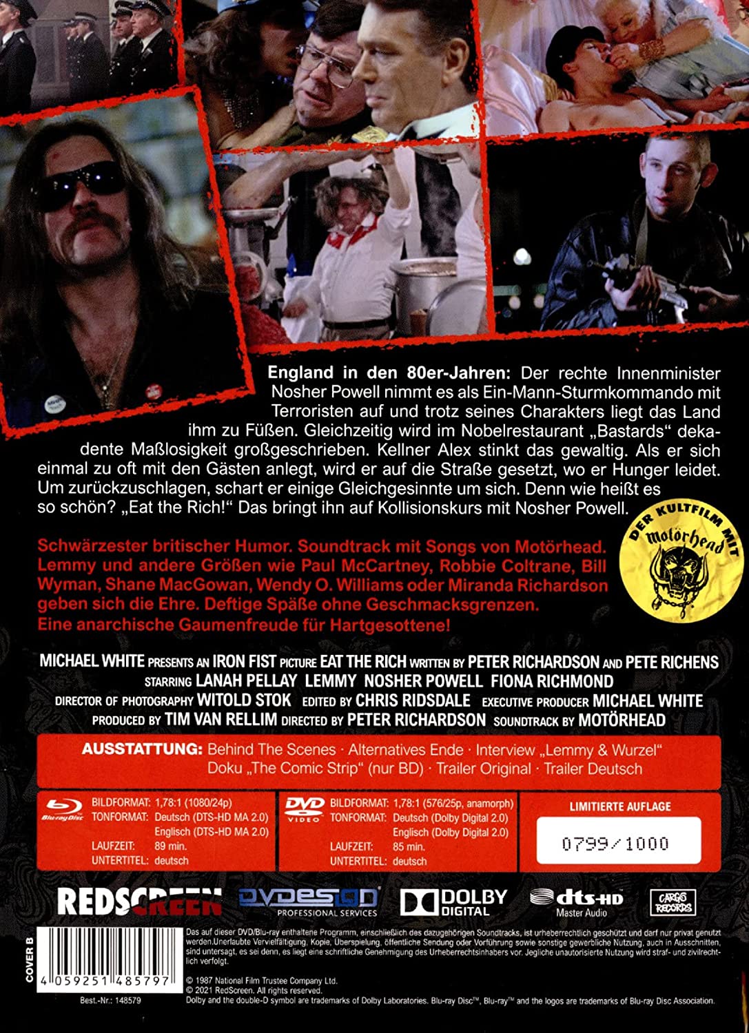 EAT THE RICH - Limited Mediabook - Cover B - Blu-ray & DVD