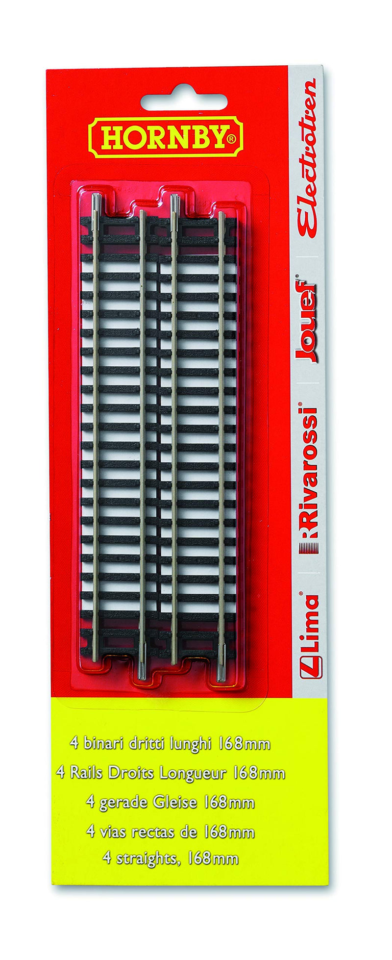 Hornby R600 Straight Track x 4 BLISTER PK