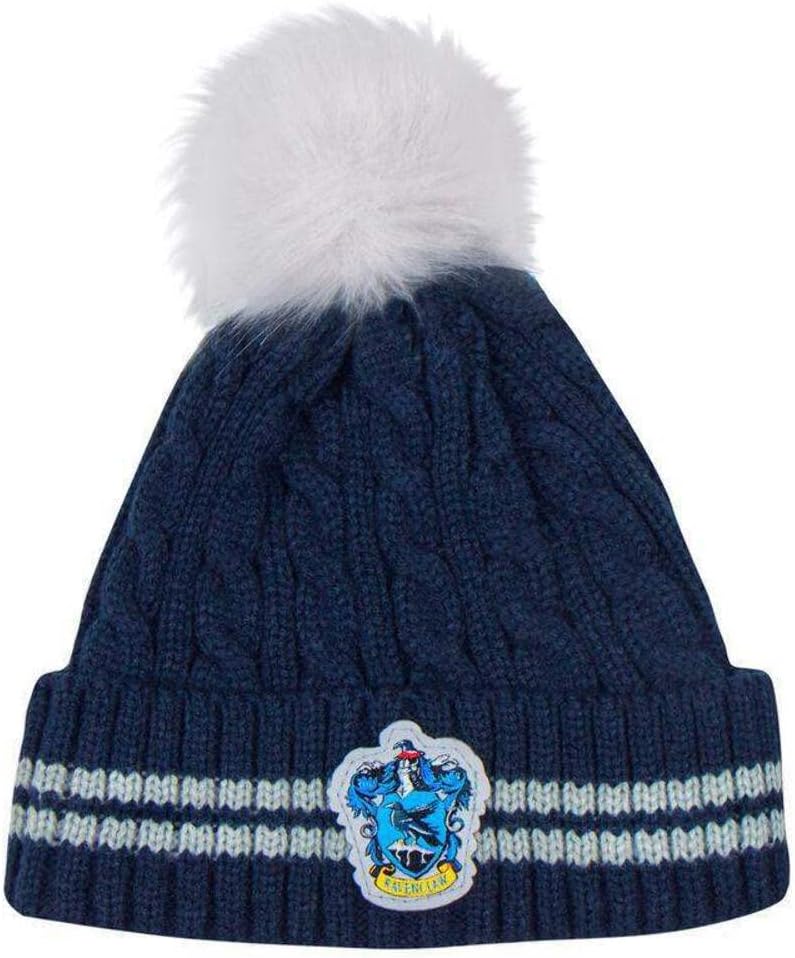 Cinereplicas - Harry Potter - Pom Pom Beanie - Officially licensed Normal size Blue and Grey