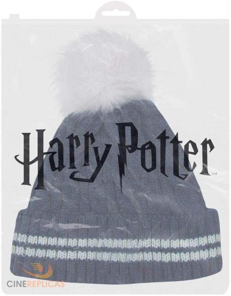 Cinereplicas - Harry Potter - Pom Pom Beanie - Officially licensed Normal size Blue and Grey