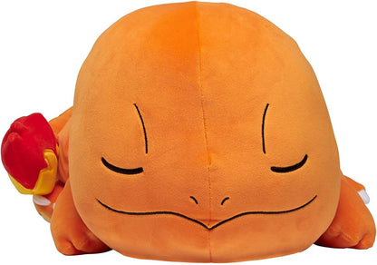 Pokemon Charmander Plush, 18-Inch Plush Toy - Adorable Sleeping Charmander - Ultra-Soft Plush Material, Perfect for Playing, Cuddling & Sleeping - Gotta Catch ‘Em All