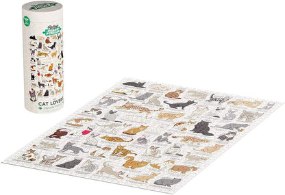 Ridley's Games JIG055 Cat Lover's 1000 Piece Jigsaw Puzzle, Multicoloured
