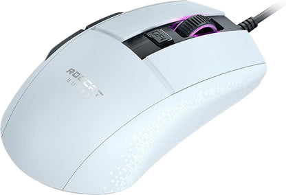 Roccat Burst Core - Extreme Lightweight Optical Core Gaming Mouse (high precision, optical sensor 8,500 dpi, only 68g, designed in Germany), white ROC-11-751