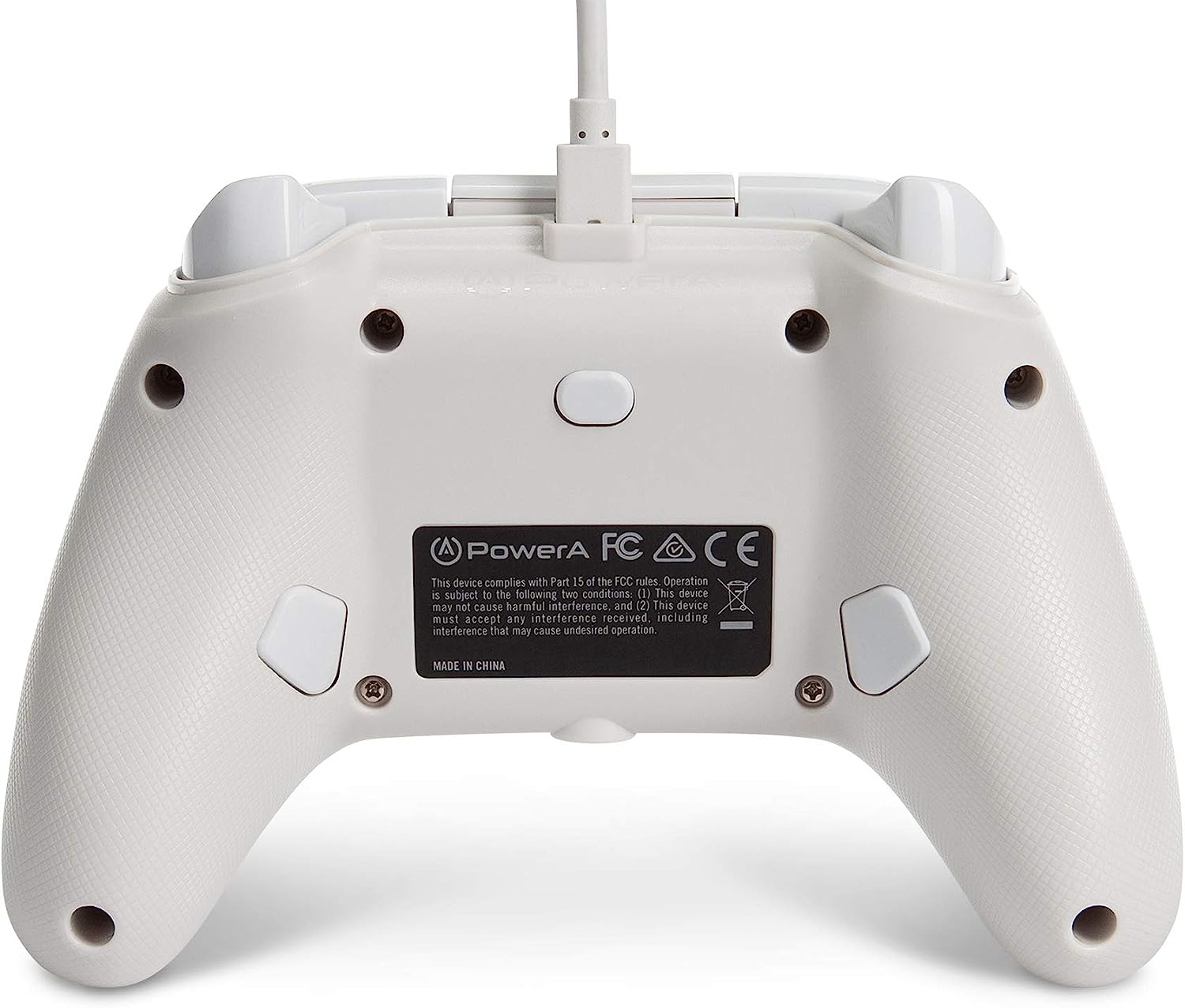 PowerA Enhanced Wired Controller for Xbox - Mist, White, gamepad, wired video game controller, gaming controller, Xbox Series X|S (Xbox Series X