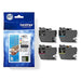 BROTHER, LC-421BK/LC-421C/LC-421M/LC-421Y Inkjet Cartridges, Black/Cyan/Magenta/Yellow, Multi-Pack, Includes 4 x Inkjet Cartridges, Brother Genuine Supplies