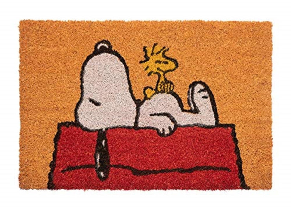Grupo Erik Snoopy Door Mat | 15.7 x 23.6 inches - 40 x 60 cm | Coconut Coir | Eco Friendly 100% | Indoor Door Mat & Outdoor Door Mat | Snoopy Gifts | Peanuts
