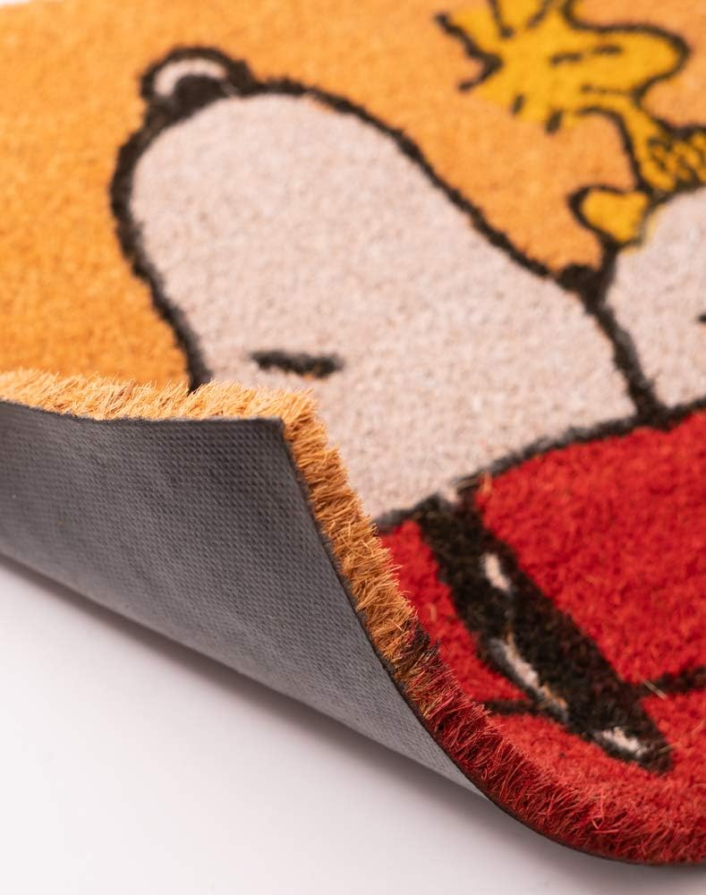 Grupo Erik Snoopy Door Mat | 15.7 x 23.6 inches - 40 x 60 cm | Coconut Coir | Eco Friendly 100% | Indoor Door Mat & Outdoor Door Mat | Snoopy Gifts | Peanuts