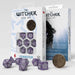 Last level- QW Caja Dados + Moneda The Witcher Lilac (7) Juegos de Mesa, Multicolor, 295.0 x 295.0 x 85.0 mm (RQSWYE1B