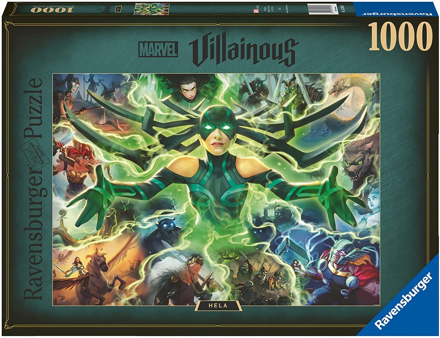 Ravensburger Marvel Villainous Hela 1000 Piece Jigsaw Puzzles for Adults & Kids Age 12 Years Up