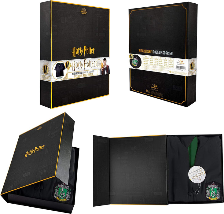 Cinereplicas Harry Potter Robe - Authentic Official Tailored Wizard Robes Cloak - Adults and Kids Size - Black & Blue