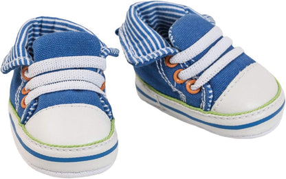 Heless - Poppenschoenen Sneakers Blauw 30-34 Cm
