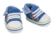 Heless - Poppenschoenen Sneakers Blauw 30-34 Cm