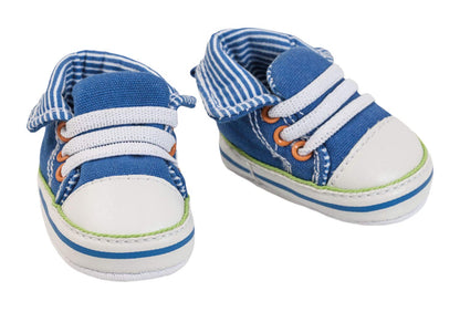 Heless - Poppenschoenen Sneakers Blauw 30-34 Cm
