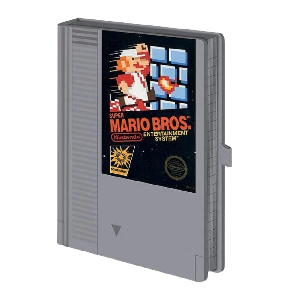 Pyramid International Nintendo Super Mario Bros Notebook in Presentation Gift Box, A5 240 Lined Pages - Official Merchandise