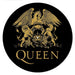 Pyramid International Queen Turntable Record Slip Mat for Mixing, DJ Scratching and Home Listening (Logo Design) - Official Merchandise