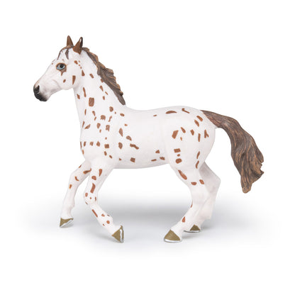 Papo -Dipinta a mano- figurina-Cavalli, puledri e pony-Cavallo marrone Appaloosa-51509-Collezione -Adatto a bambini e bambine - A partire dai 3 anni di età