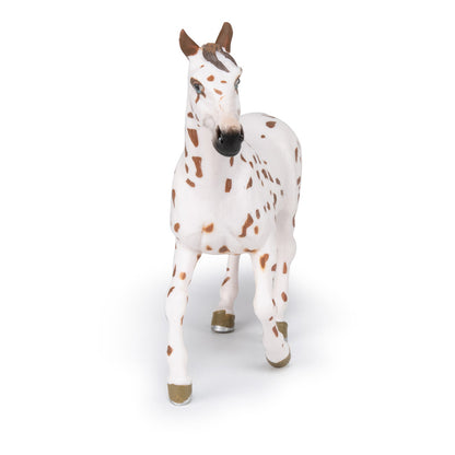Papo -Dipinta a mano- figurina-Cavalli, puledri e pony-Cavallo marrone Appaloosa-51509-Collezione -Adatto a bambini e bambine - A partire dai 3 anni di età