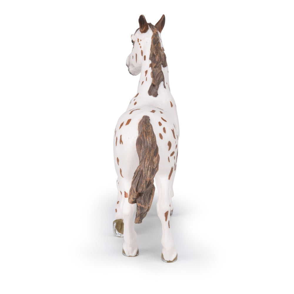 Papo -Dipinta a mano- figurina-Cavalli, puledri e pony-Cavallo marrone Appaloosa-51509-Collezione -Adatto a bambini e bambine - A partire dai 3 anni di età