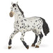 Papo -Handbemalt - Figuren -Pferd, Fohlen und Ponys -Appaloosa Pferd schwarz-51539-Sammelbar-Für Kinder - Geeignet für Jungen und Mädchen - Ab 3 Jahren