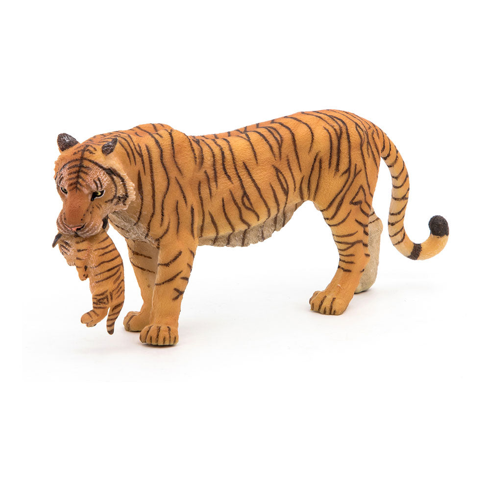 PAPO - Figurina animale -Tigre e il suo bambino, giocattolo per bambini dai 3 anni - Animali selvatici