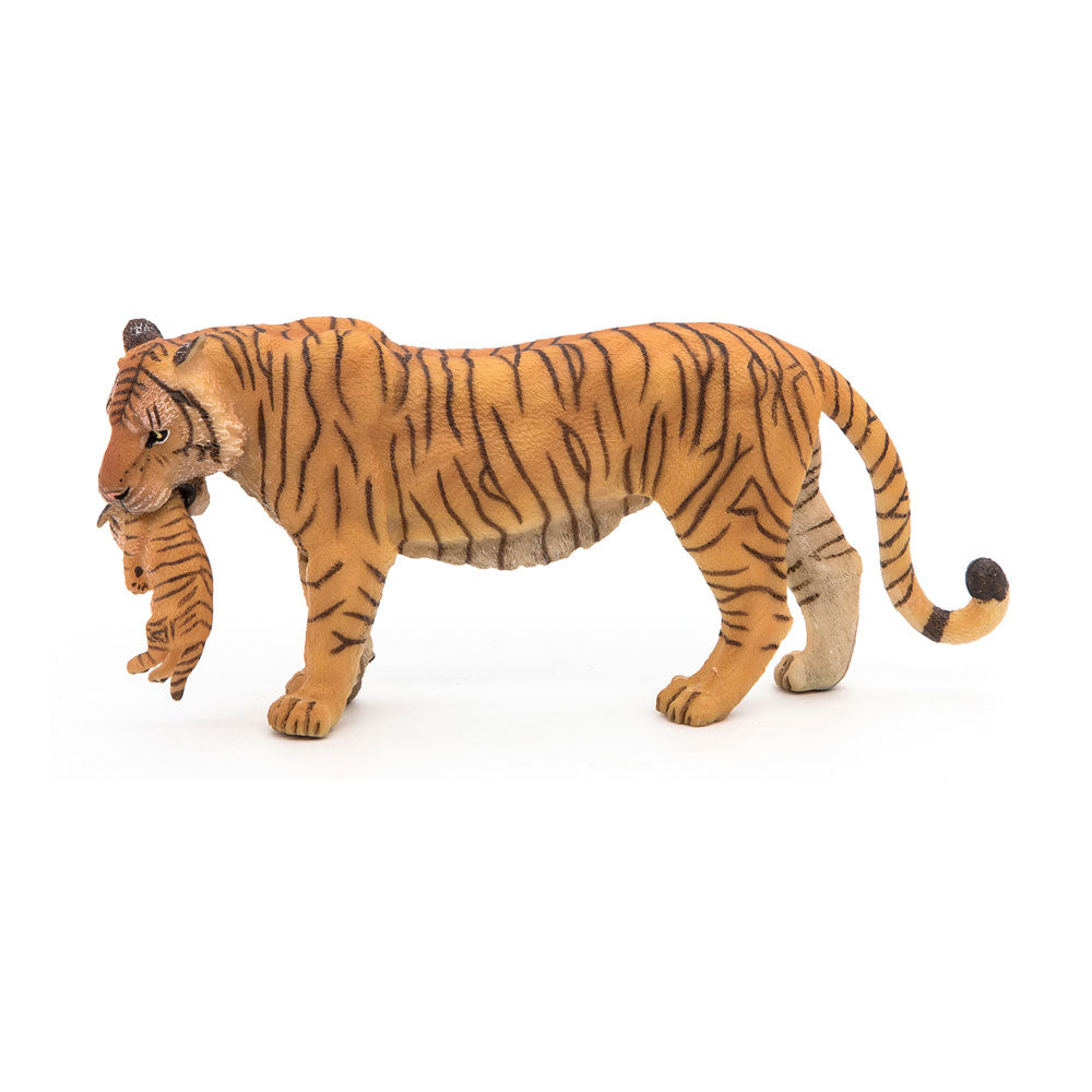 PAPO - Figurina animale -Tigre e il suo bambino, giocattolo per bambini dai 3 anni - Animali selvatici