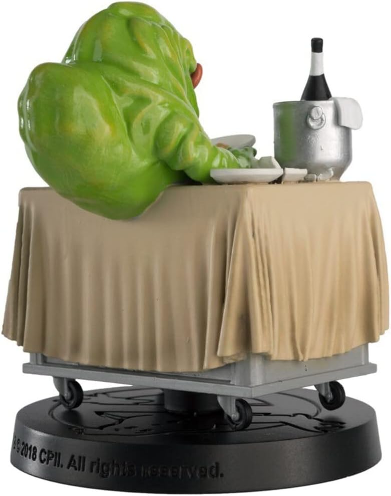 Ghostbusters Eaglemoss Hero Collector 11cm 1:16 Scale Resin Slimer Dining at Food Trolley Figurine