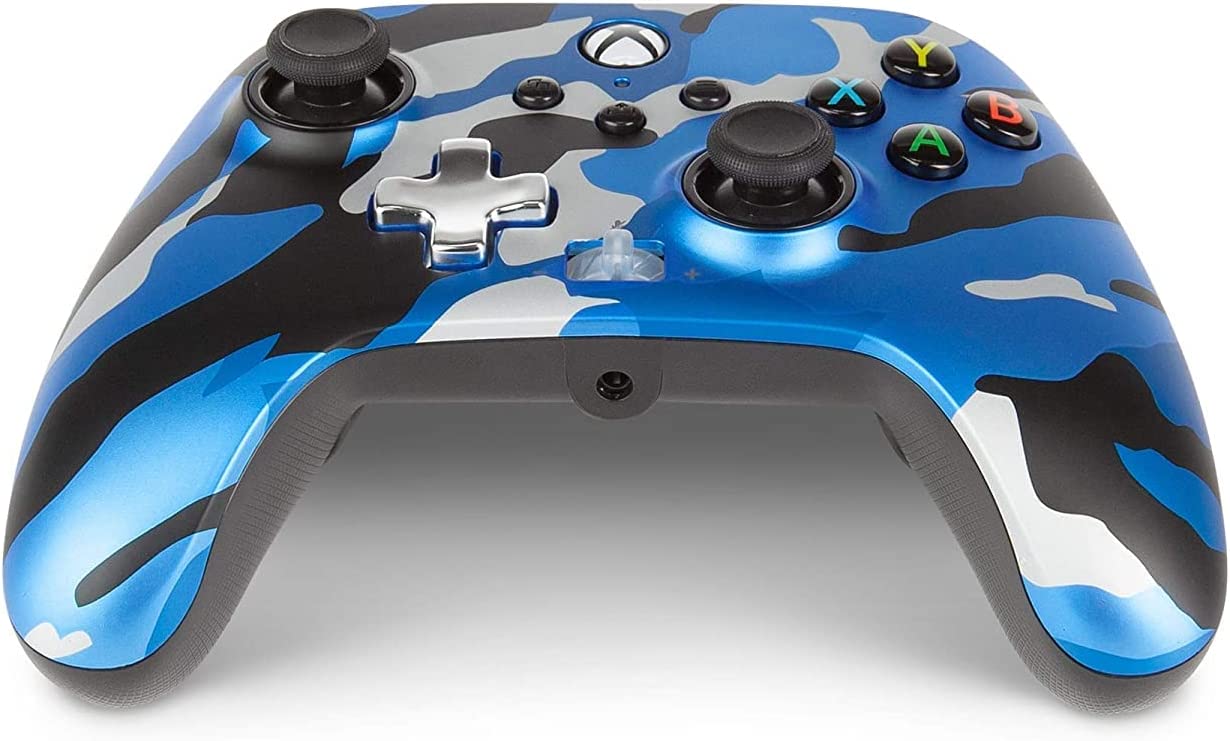 PowerA Enhanced Wired Controller for Xbox Series X|S - Metallic Blue Camo