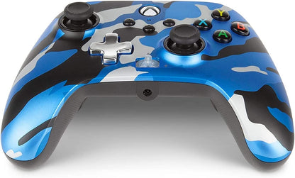 PowerA Enhanced Wired Controller for Xbox Series X|S - Metallic Blue Camo