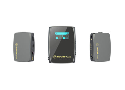 MIRFAK DUAL Channel Compact Wireless Mic. system WE10 PRO (D200091