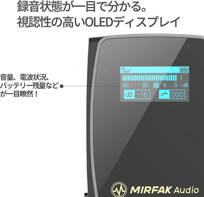 MIRFAK DUAL Channel Compact Wireless Mic. system WE10 PRO (D200091