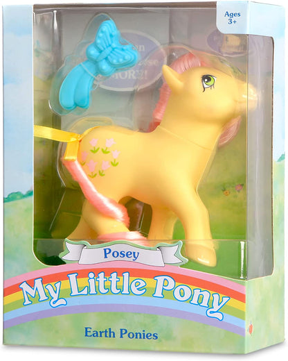 Basic Fun My Little Pony | Posey Classic Pony | Retro Horse Gifts, Collectable Vintage Toys for Kids, Unicorn Toys for Boys and Girls Ages 4 35287