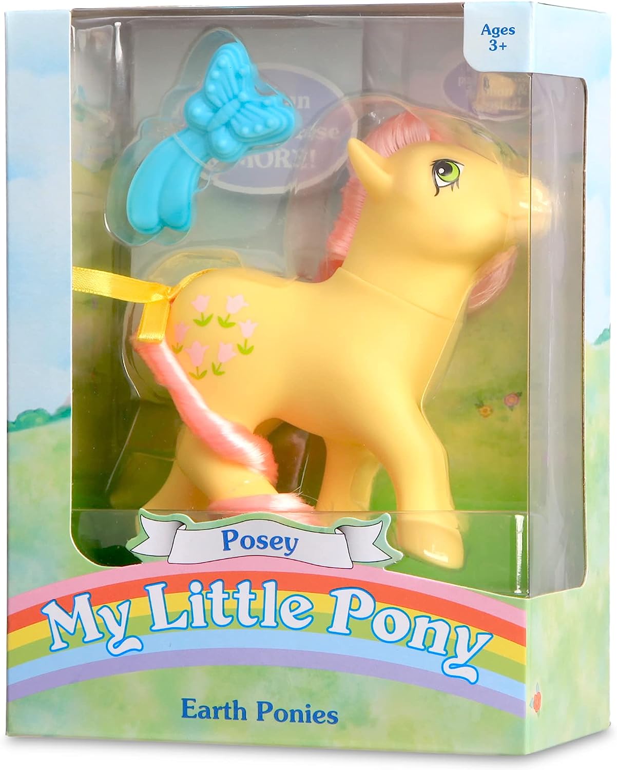 Basic Fun My Little Pony | Posey Classic Pony | Retro Horse Gifts, Collectable Vintage Toys for Kids, Unicorn Toys for Boys and Girls Ages 4 35287