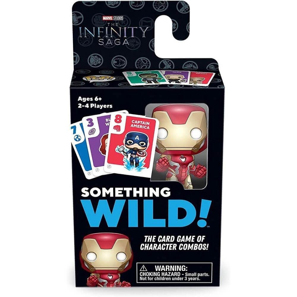 Funko Something Wild Family Card - Marvel Infinity Saga Card Game - Iron Man(Includes Collectable Mini POP!) Ideal For Children Ages 6 And Up - Fun For The Whole Family Board Game