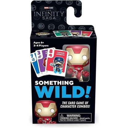 Funko Something Wild Family Card - Marvel Infinity Saga Card Game - Iron Man(Includes Collectable Mini POP!) Ideal For Children Ages 6 And Up - Fun For The Whole Family Board Game