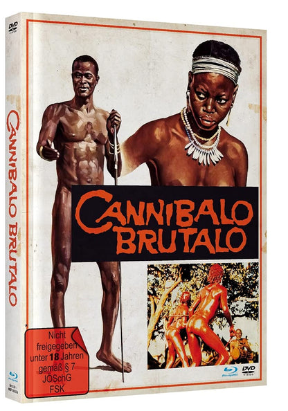 Canibalo Brutalo - Gesichter des Todes im Kannibalen-Dschungel - 2K-HD-remaster Mediabook Blu-ray & DVD - Limited Edition