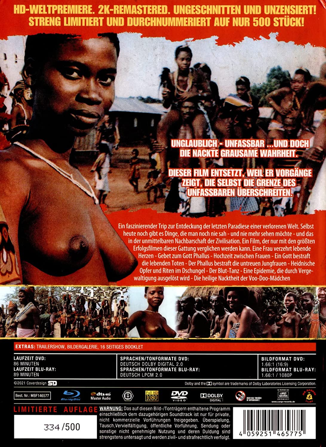 Africa nuda, Africa violenta - Limited Mediabook Edition - Cover B