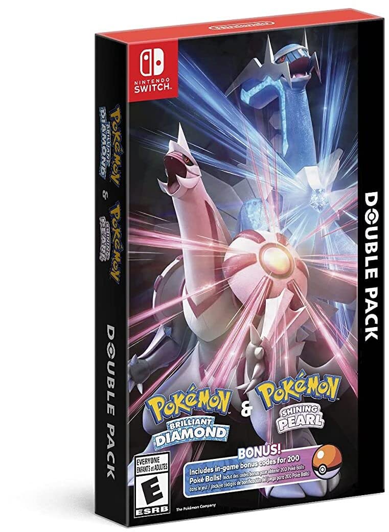Nintendo Switch - Pokemon Brilliant Diamond & Pokemon Shining Pearl Double Pack - Nintendo Switch