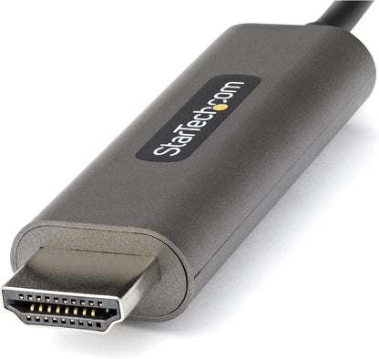 StarTech.com 10ft (3m) USB C to HDMI Cable 4K 60Hz w/HDR10 - Ultra HD USB Type-C to 4K HDMI 2.0b Video Adapter Cable - USB-C to HDMI HDR Monitor/Display Converter - DP 1.4 Alt Mode HBR3 (CDP2HDMM3MH