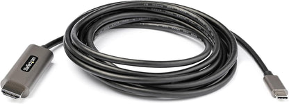 StarTech.com 10ft (3m) USB C to HDMI Cable 4K 60Hz w/HDR10 - Ultra HD USB Type-C to 4K HDMI 2.0b Video Adapter Cable - USB-C to HDMI HDR Monitor/Display Converter - DP 1.4 Alt Mode HBR3 (CDP2HDMM3MH
