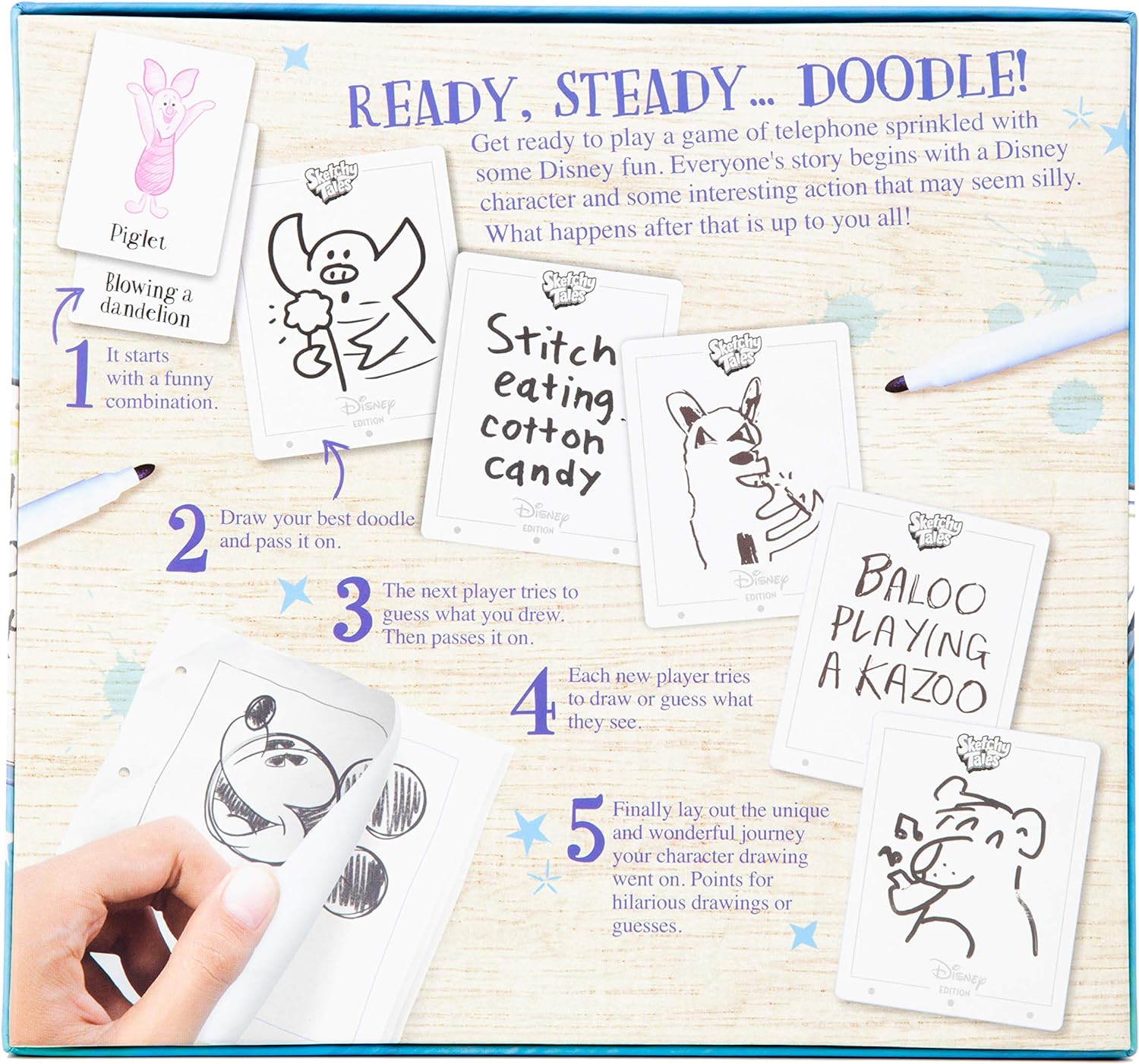 Disney Sketchy Tales: The Magical Disney Drawing Game for Kids | Best Disney Board Games